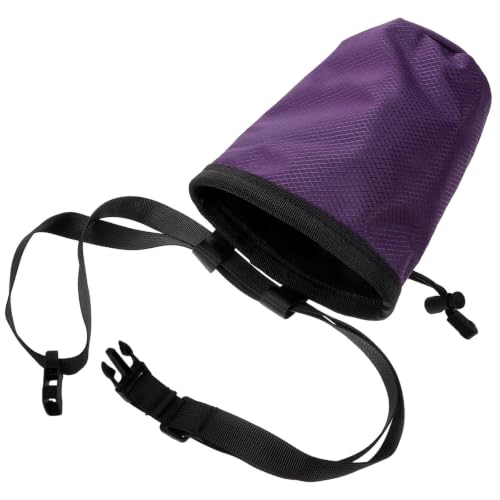 Large Capacity Climbing Chalk Bag for Outdoor Climbing Activities, Ergonomic Design with Oxford Cloth and Fleece Material, Portable and Anti-Slip Powder Storage Bag for Bouldering