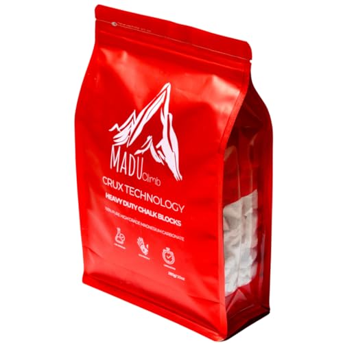 Crux Technology Sports Chalk for Rock Climbing 100% Magnesium Carbonate - style: Chunky Blocks