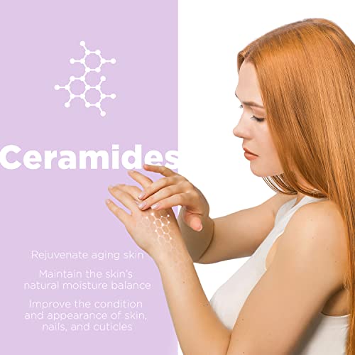 Moisturizing Hand Cream for Dry, Cracked Hands, Nails and Cuticles - 8.5 fl. oz. - Anti-Aging Skin Moisturizer with Vitamin E, Shea Butter, and Ceramides - size: 8.5 Fl Oz (Pack of 1)