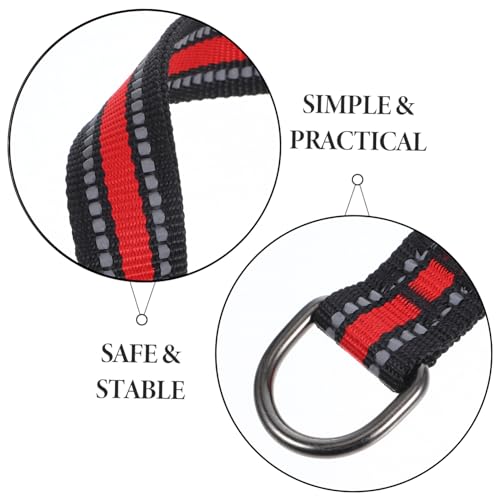 2pcs Heavy Duty Strap Kit Safety Straps for Outdoor Hammock Aerial Fitness Equipment Metal Buckle Adjustable