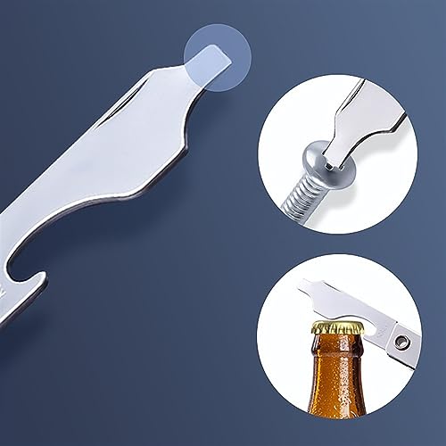 GRFIT Nail Clippers Set Nail Clipper Set with PU Leather Case, Portable Nail Cutter Travel Kit, Multifunctional Manicure Kit with Bottle Opener, Nail File and Knife Manicure Set (Color : B) - color: B