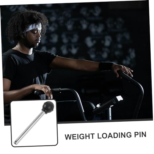 POPETPOP 2pcs Ball Safety Pin Tool Accessories Gym Equipment Weight Stack Rod Gym Weight Loading Pin Weight - color: Multix2pcs, size: 13.00X3.00X3.00CMx2pcs