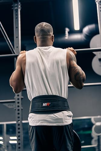 Mir Dip belt With 36" - 38" chain, 500lbs - 650lbs weight capacity, Weight lifting for dips and pullups - color: BLACK