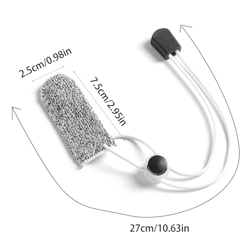 Antislip Finger Guard with Adjustable Tightness for Fishing Wood Carving Stone Engraving Cut Protector Puncture Finger Protector