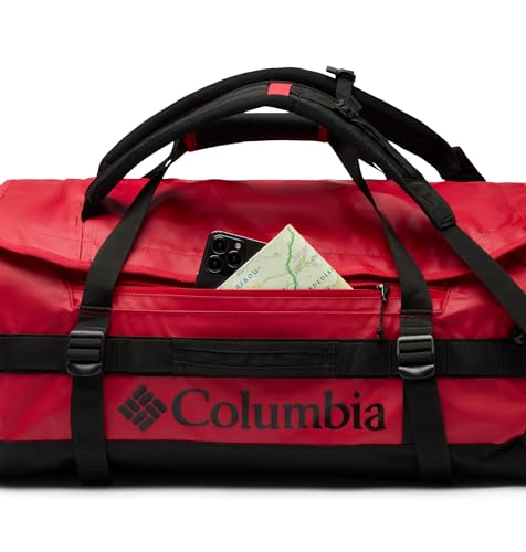 Columbia Unisex Landroamer 60L Duffel, Mountain Red/Black, One Size - color: Mountain Red/Black