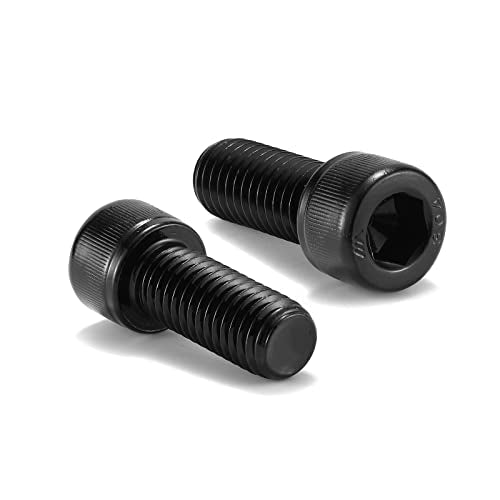 1/4-20 x 1-1/4" Socket Head Cap Screws Bolts, 20Pcs 304 Stainless Steel 18-8, Allen Socket Hex Drive, Full Thread, Black Oxide by SG TZH(with Hex Spanner) - size: 1/4-20 x 1-1/4"