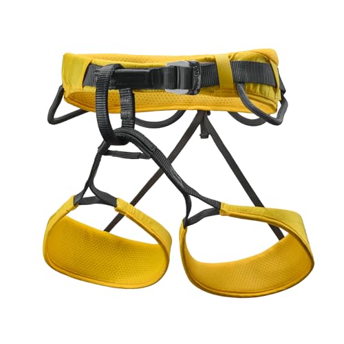KAILAS Airo Rock Climbing Harness Men Roofing Harnesses Rescue Mountaineering Safety Belt Women Comfortable Lightweight - color: Yellow, size: X-Small