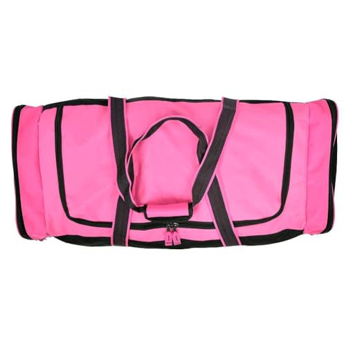 Jetstream Heavy Duty Multi Pocket Durable Sports Gym Equipment Travel Duffel Bag - color: XL 36" Pink, size: 36IN