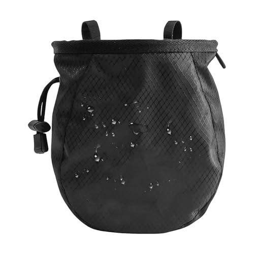 Climbing Chalk Bag Lightweight Leakproof Adjustable Pouch | Outdoor Bouldering Chalk Pouch for Outdoor Weight Lifting Training Mountaineering Climber Athlete Instructor