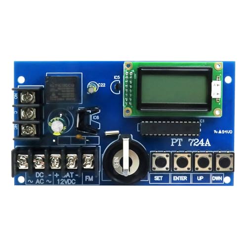 PT724A Digital Timer 365Day 24Hr Annual Timer with Precise Timing | Compatible with Altronix PT724A