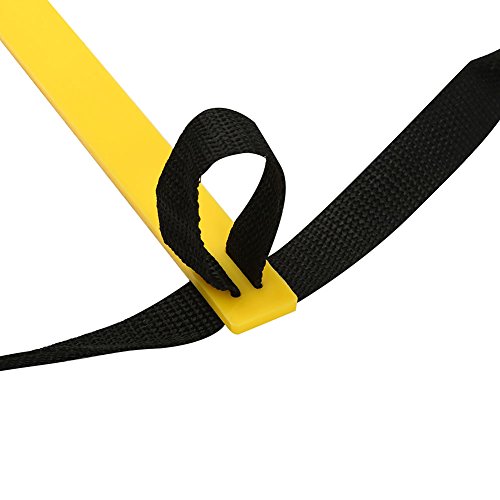RiToEasysports Speed Training Agility Ladder PP and Nylon Speed Ladder 7 10 13 Rung Foldable Setup Footwork Coordination Training for Soccer Football Basketball Athletes - size: 7 meters 13 yuan