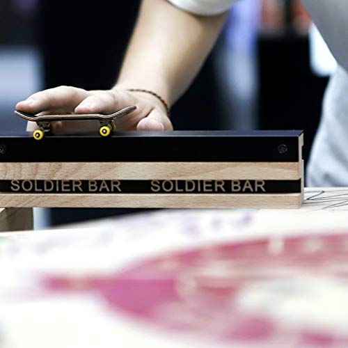 9.0 Fingerboards Deck (Jack Ma Same Style 5-Layer Maple Style “Fan Team) 99x34mm Brown Deck - color: Jack Ma Same Style "Fan Team Maker Festival" 98x35mm