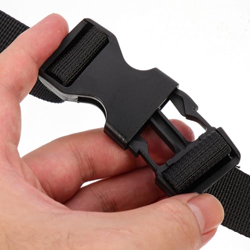 2pcs Adjustable Nylon Bundle Straps with Buckle, Sturdy Tent and Cargo Securing Webbing Rope for Backpack and Yoga Mat, Practical Fixed Tie-Down Straps for Outdoor Use