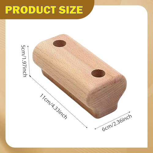 Wood Rock Wall Climbing Hold Climbing Portable Wooden Grip Fingerboard for Finger Strength Kids Adults Gym Indoor