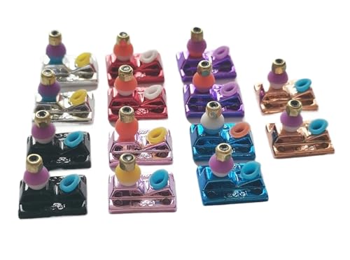 Fingerboard Truck Base with Soft PU Bushing Pivot Cup for Finger Skate Board Professional Mini Skateboard(Inverted Blue) - color: Inverted Blue