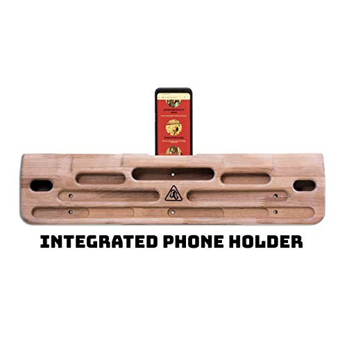 USA-Made Wood Hangboards - The Ultimate Wooden Rock Climbing Hangboards/Fingerboards - style: Buddyboard Plus