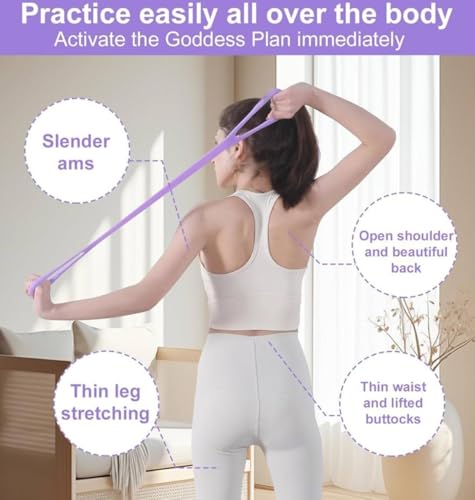 SZ Resistance Band Set – 2 Piece Figure 8 Resistance Band & Pedal Resistance Tubes for Full Body Workout, Arms, Back, Abs & Stretch Training