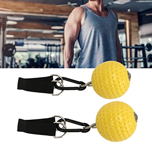 Pull Up Ball Grip with Strap, Non - Slip Climbing Ball Handles for Strength Training, Multi - Functional Suspension Grip with Stainless Steel Hooks for Pull Up Bar, Door Frame or R