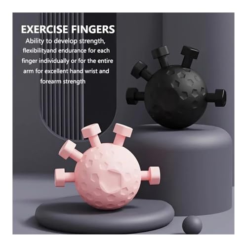 2pcs Adjustable Finger Exerciser Trainer - Hand Grip Strengthener for Rock Climbing, Fitness, and Rehabilitation - color: Black+Pink