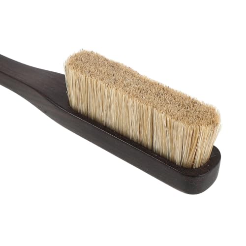 TEHAUX Boar Hair Rock Climbing Chalk Brush with Sustainable Wooden Handle Quick-Drying Natural Bristles for Outdoor Bouldering and Gym Wall Grip Cleaning Tool Gentle Dust Remover for All