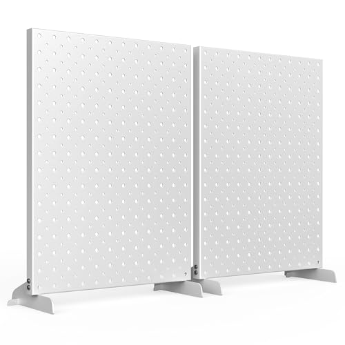 EVERHANGER Metal Pegboard Display Stand, Freestanding Tabletop Pegboard Display for Craft Shows & Fairs, 12"X16", 2pcs Gray - color: Gray, size: 2pack 12"X16"