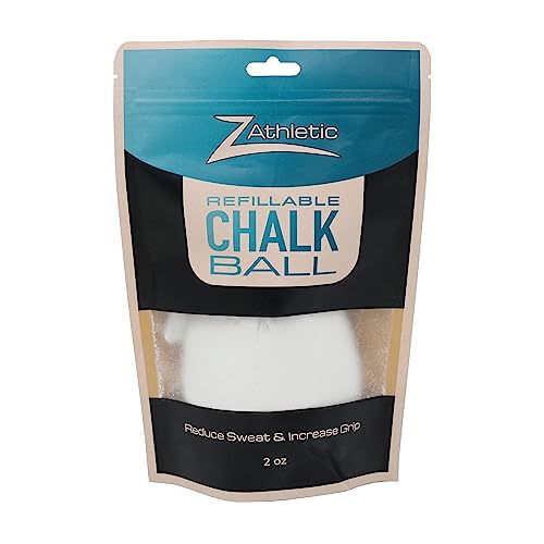 Z Athletic Gym Chalk Ball for Rock Climbing, Gymnastics, and Weightlifting - style: 2oz Refillable Ball