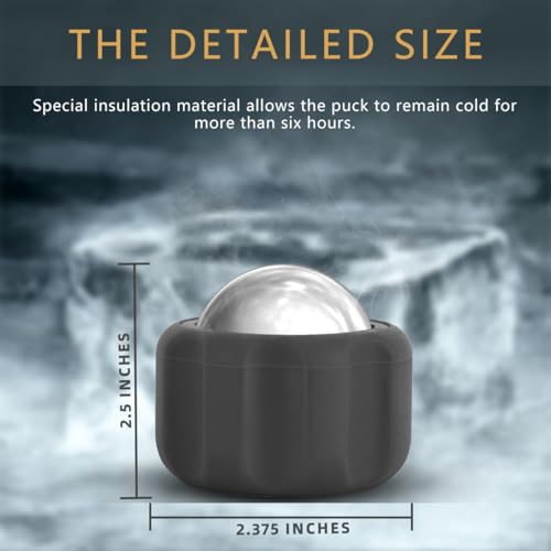 Cryosphere Cold Massage Roller Ball-Massage ice Ball, Cold and Hot Massage Ball, Lymphatic Drainage Massager, Massage Roller Ball, Plantar Fasciitis Release Ball