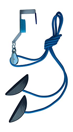 Shoulder Pulley with Over The Door Hook - Improve Shoulder Mobility and Range of Motion - Scratch Resistant Padding to Protect Your Door