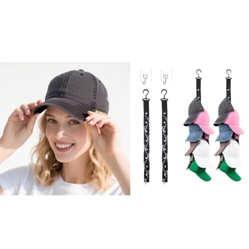 Women Baseball Cap+Hat Organizer