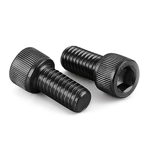 5/16-18 x 3/4" Socket Head Cap Screws Cap Bolts, 12.9 Grade Alloy Steel Black Oxide, Allen Hex Drive, UNC Coarse Thread Fully Threaded, 10 PCS - size: 5/16-18 x 3/4"