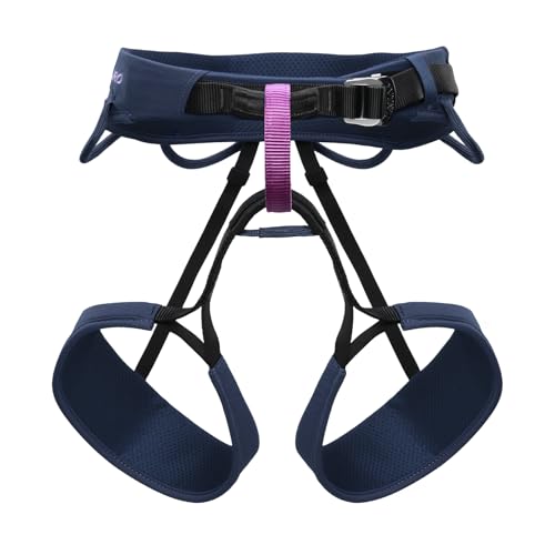 KAILAS Airo Rock Climbing Harness Men Roofing Harnesses Rescue Mountaineering Safety Belt Women Comfortable Lightweight - color: Navy Blue, size: Large