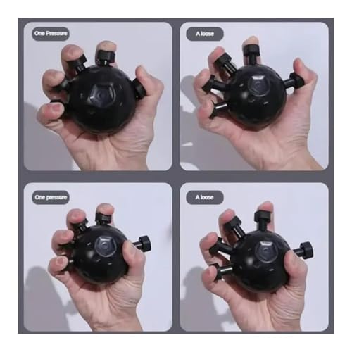 Portable Hand Grip Strengthener, 2Pcs Adjustable Finger Trainer, Hand Exercise Accessories for Climbing, Fitness and Hand Recovery Practice - color: Black+Pink