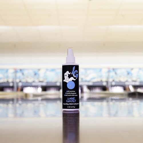Lane Ghost Bowling Ball Cleaner Spray, USBC Approved | Removes oil, scuff and belt marks. Restores tack and extends ball lifespan.