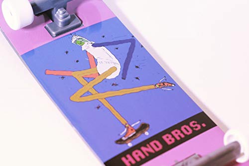 HANDBROS Handboard Skateboard 27cm 10.5 inch Tech Large Finger Toy Board W/Grip