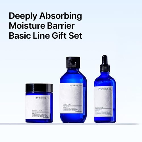 Pyunkang Yul PKY Barrier Line Skincare Gift Set, Holiday Essentials for Moisturizing & Nourishing, Toner, Serum & Face Cream, Ideal for Gifting (3-Item Set) - color: Barrier line(Gift-Wrapped)