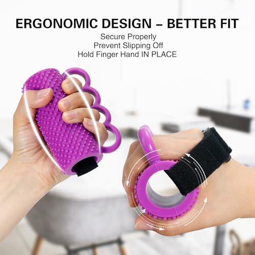 Hand Therapy Grip Ball for Hand Contracture & Stroke Arthritis Recovery - Exercise Strengthener for Weak Hands, Carpal Tunnel, Rehabilitation, Post-Surgery, Soft Squeeze Stress Relief Ball for Seniors - size: 1PC