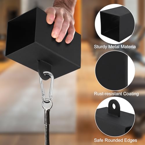 Block Strength Set, Workout Climbing Power Grip, Hand Grip Tool For Cable Machine, Forearm Finger Exerciser With Loading Pin, Strengthener Equipment Climbing Training - color: Square 8x8cm