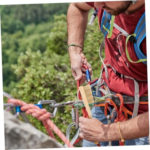 Climbing Brush Chalk Shoe Polish Applicator Brush Wire Grill Brush Sponge Shoe Polish Dauber Outdoor Gears Climbing Equipment Mountain Bike Gloves Wall Climbing Scrubber Brush Wood