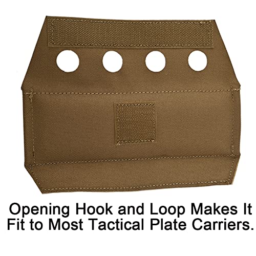 2 Pack Vest Shoulder Pads Fit 2" Shoulder Strap Comfort Soft Cushion Strap Pads Shoulder Strap pad Mesh Padded Lightweight for FCPC JPC Vests Sling Bags - color: Coyote Brown