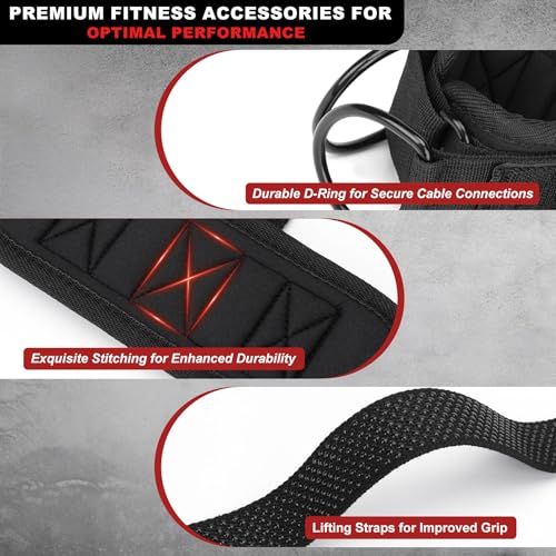 Lifting Straps With D Ring for Weightlifting, Cable Machine, Comfortable Wrist Brace Enhanced Grip for Gym Wrist Straps for Men Woman - size: M