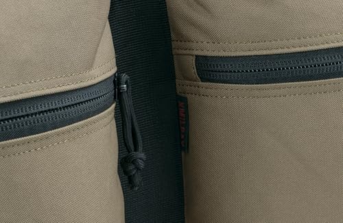 100L Large Military Duffle Bag Deployment Duffel Bag Sports Equipment Travel Luggage Bag with Detachable Backpack Straps… - color: Tan+Black