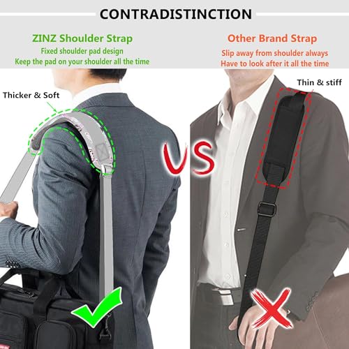 Bag Shoulder Strap, Padded Adjustable Shoulder Strap Replacement - color: Butterfly, size: 57"