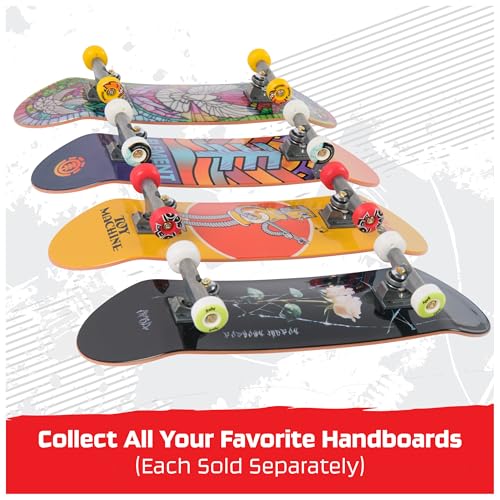 TECH DECK April Handboard, Authentic Mini Skateboard | 9x Larger than a Fingerboard, Hands Only, Authentic Graphics, Die-Cast Trucks, Skateboard Gifts for Kids & Collectors Ages 6+ - style: April