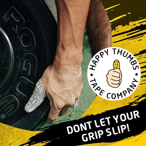 Gym & Hook Grip Tape - Thumb & Finger Protection - for Cross Training, Weightlifting, Gymnastics & More - Stretchy Adhesive Athletic Weightlifting Tape - 24 ft Long 3 Pack - color: Zebra