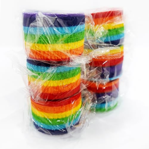 1.5" Rainbow Thumb Tape for Cross Training & Weightlifting | Workout Athletic Tape for Deadlifts & Hook Grip, Powerlifting Thumb Protection and Improves Grip Control