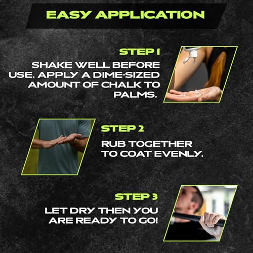 Rage Fitness Gym Liquid Chalk, Magnesium Carbonate Athletic Chalk for Excellent Grip, Gym Workout Grip Chalk, Weightlifting, Gymnastics - size: 59 mL