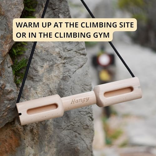 Portable Hangboard – Compact Travel Fingerboard for Strength Training & Warm-Up Durable Design | Perfect for Home & On The Go - style: Hangy