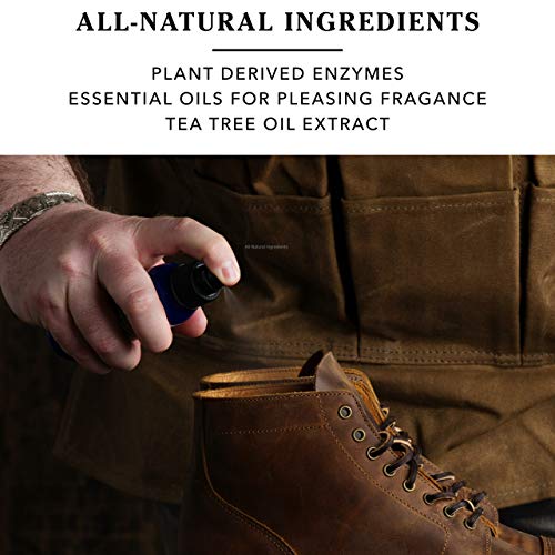 All-Natural Shoe Deodorizer Spray - Shoe Freshener - Safely Eliminates and Destroys Bad Odors