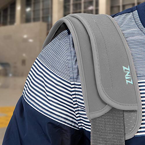 ZINZ Ultra Thick & Breathable Universal Shoulder Pad Cushion for Bag - Long & Comfort - color: Gray