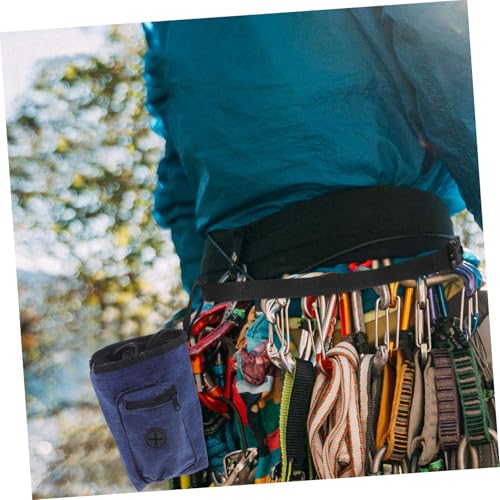 Chalk Bag for Rock Climbing - Chalk Holder with Waist Belt for Gym Bouldering and Outdoor Climbing Activities